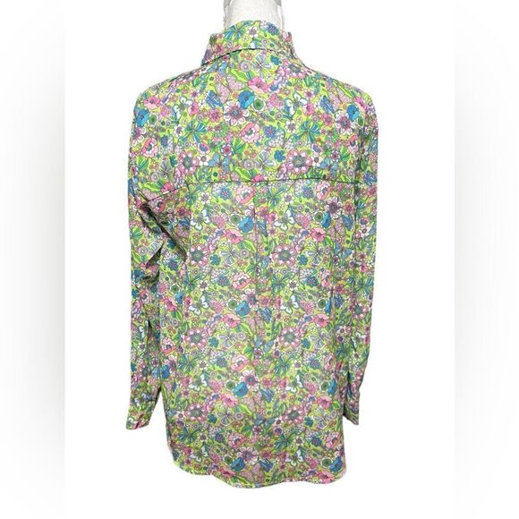 Lovers and Friends Groovy Delight Shirt in Multi green Vacay - Picture 5 of 6